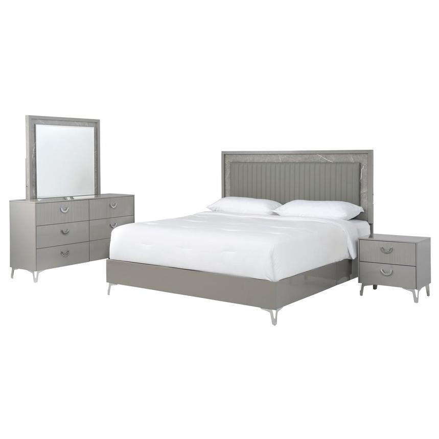Adel 4-Piece Queen Bedroom Set w/Light  main image, 1 of 3 images.