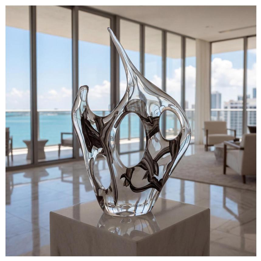 Dalyla Glass Sculpture alternate image, 2 of 8 images.