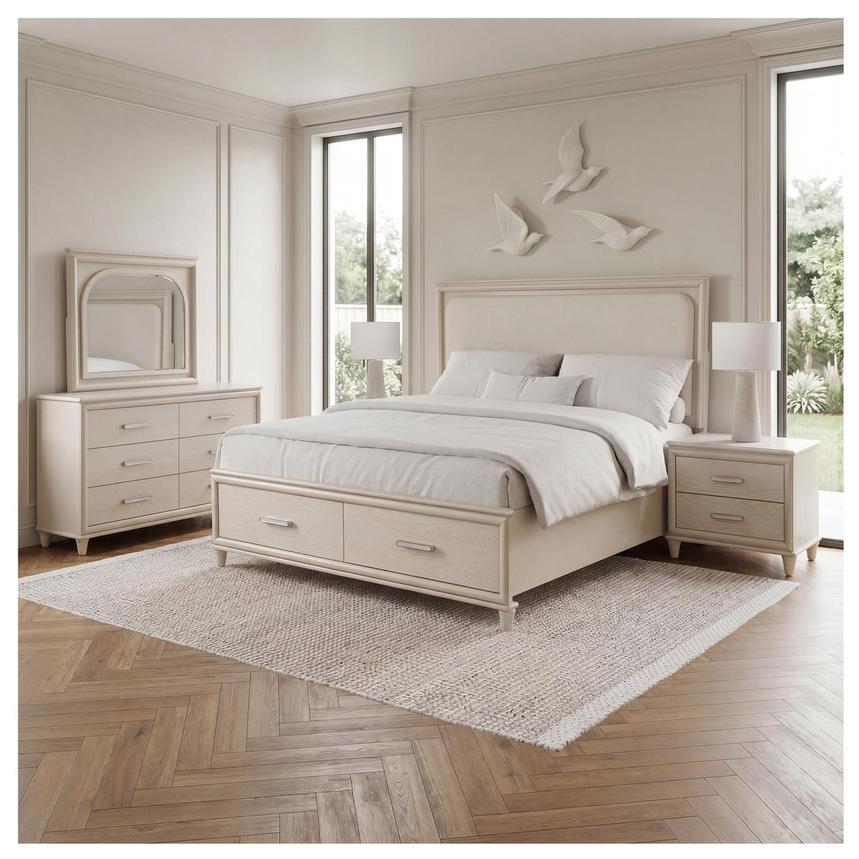 Magnolia 4-Piece Queen Bedroom Set w/Light  alternate image, 4 of 8 images.