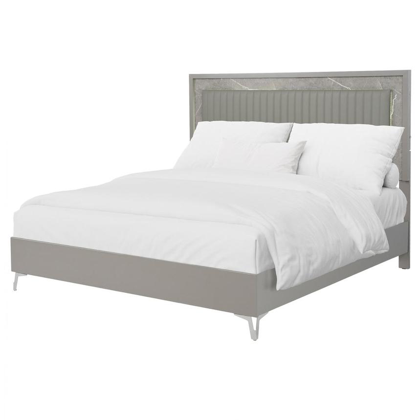 Adel King Platform Bed w/Light alternate image, 4 of 9 images.