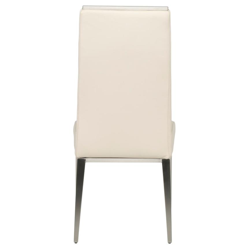 Celeste Cream Leather Side Chair  alternate image, 4 of 8 images.