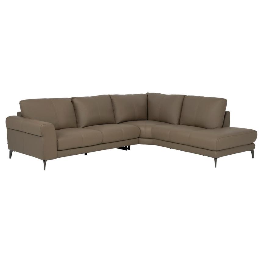 Ember Dark Taupe Sectional Sofa w/Right Chaise