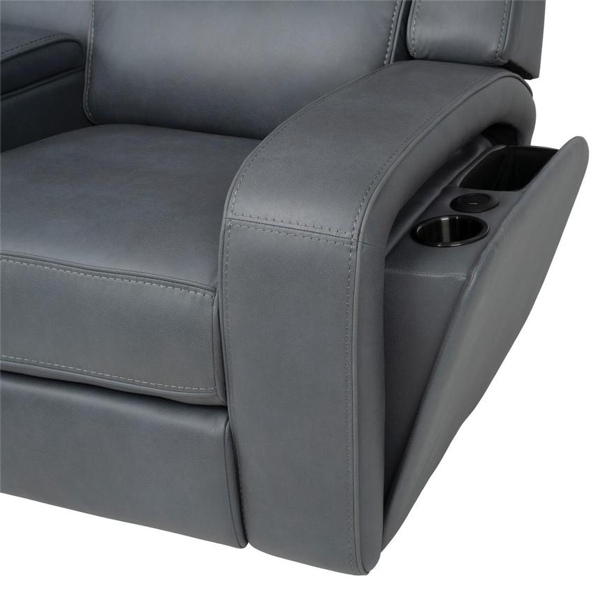 Mave Gray Power Reclining Loveseat  alternate image, 11 of 14 images.