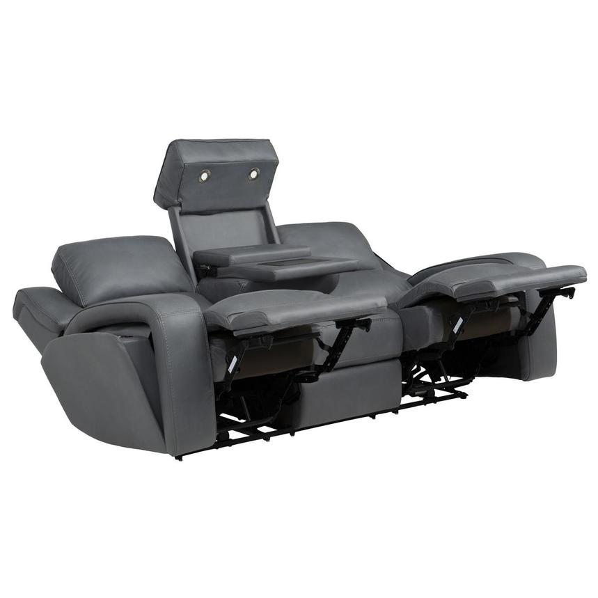 Mave Gray Power Reclining Sofa  alternate image, 6 of 16 images.
