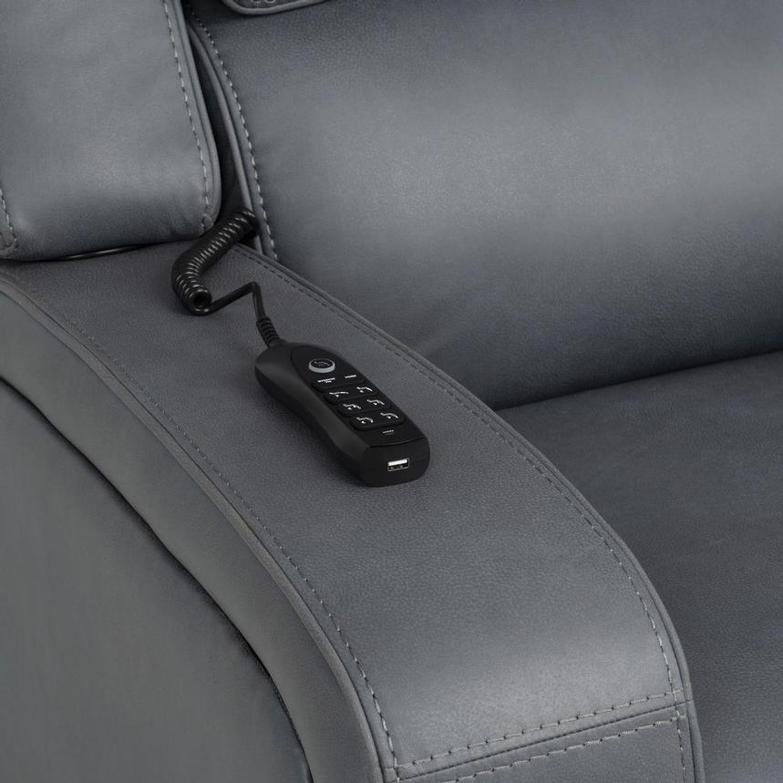 Mave Gray Power Recliner  alternate image, 11 of 12 images.