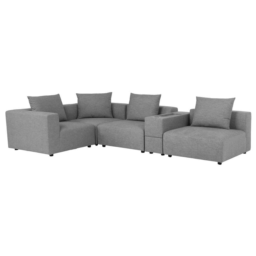 Respite Sectional Sofa w/Console main image, 1 of 8 images.