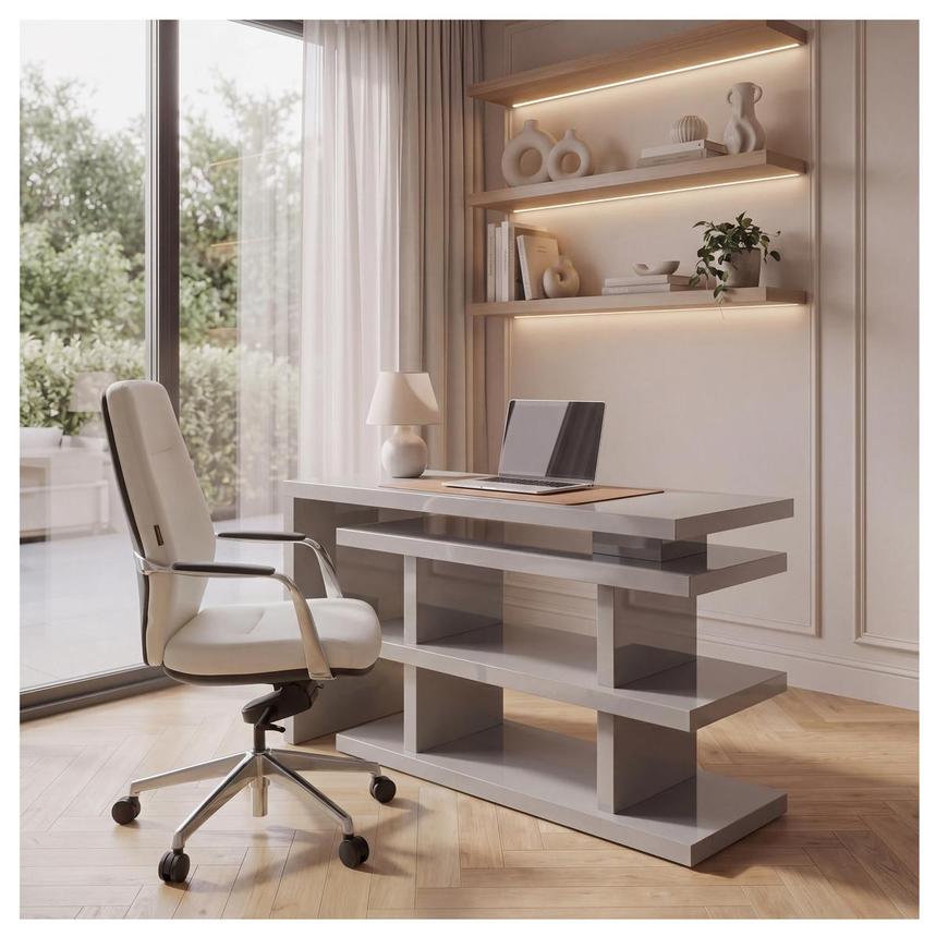 Steps Gray L-Shaped Desk alternate image, 2 of 12 images.