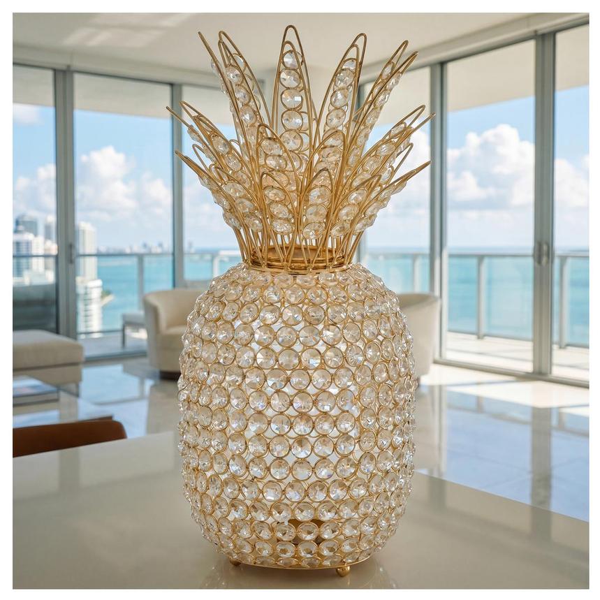 Crystal Pineapple Sculpture  alternate image, 2 of 5 images.