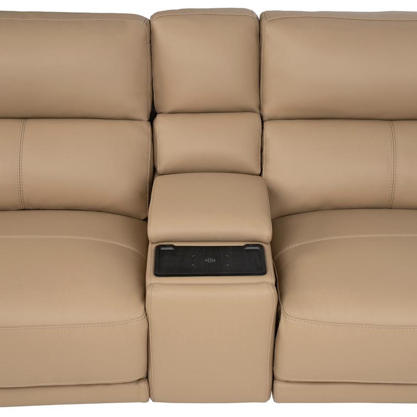 Granet Dark Cream Home Theater Leather Seating with 5PCS/3PWR alternate image, 16 of 41 images.