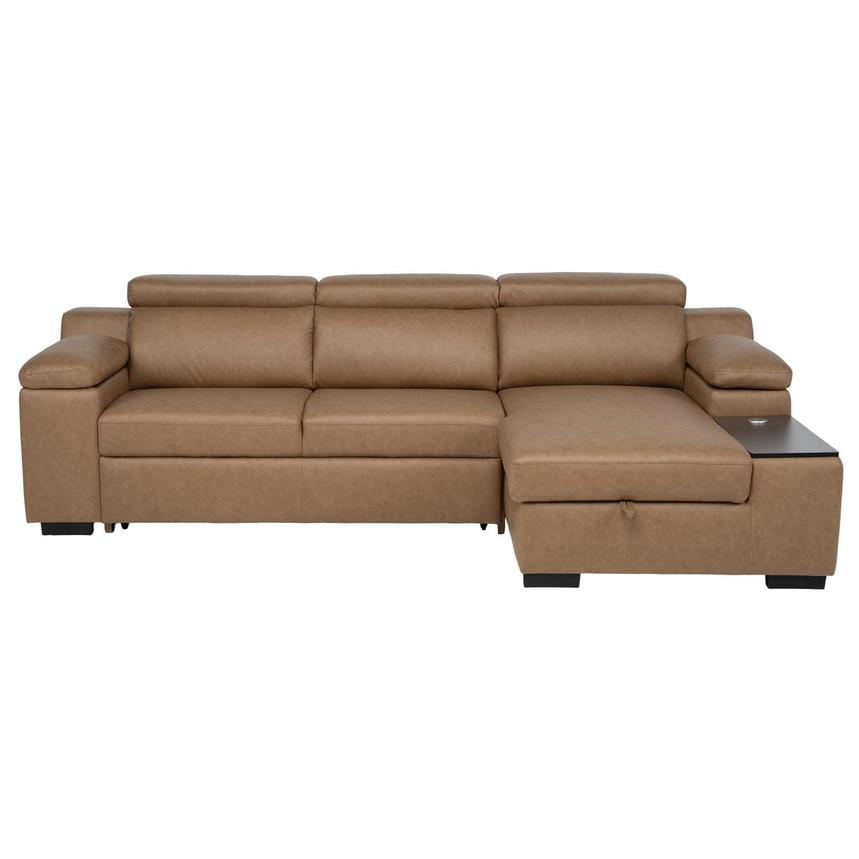Slayden Beige Sleeper Sectional main image, 1 of 18 images.
