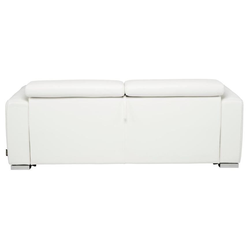 Bay Harbor White Leather Sleeper  alternate image, 4 of 13 images.