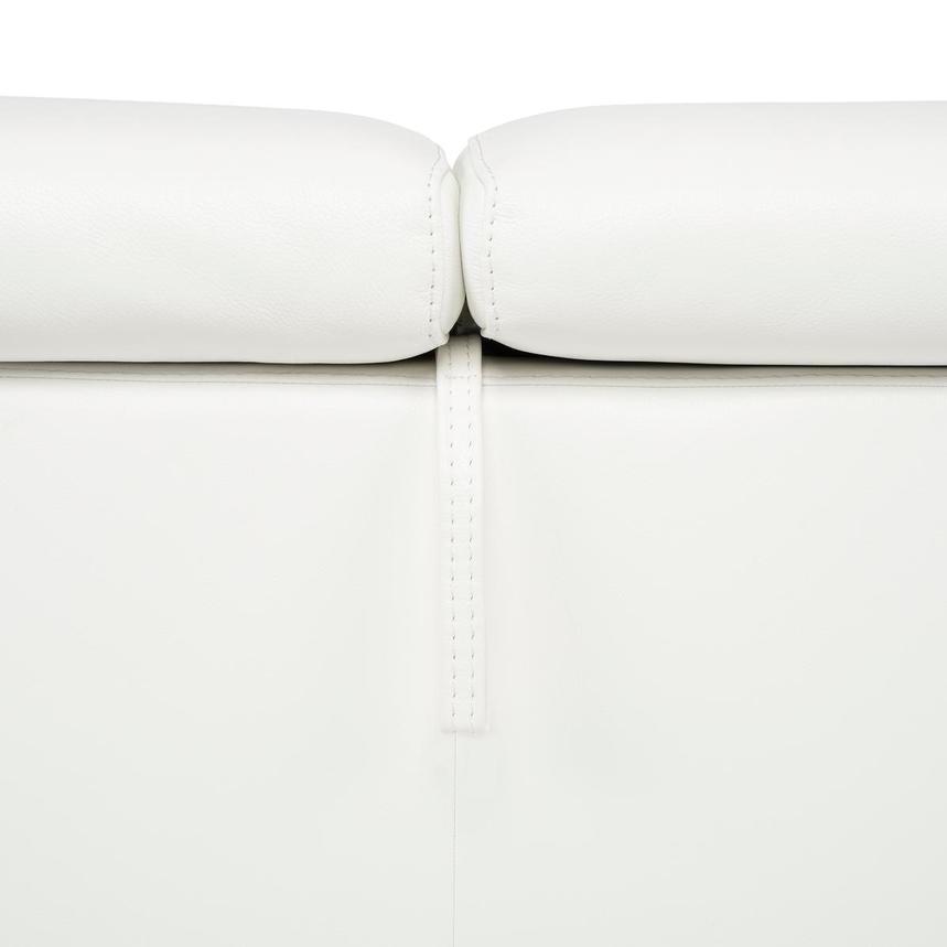 Bay Harbor White Leather Sleeper  alternate image, 11 of 13 images.