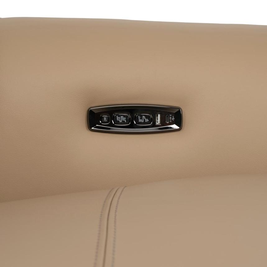 Granet Dark Cream Home Theater Leather Seating with 5PCS/2PWR alternate image, 16 of 17 images.