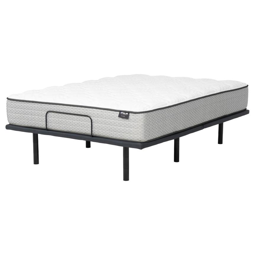 Bayside Full Mattress w/Baselogic Silver Powered Base by Serta and Beautyrest