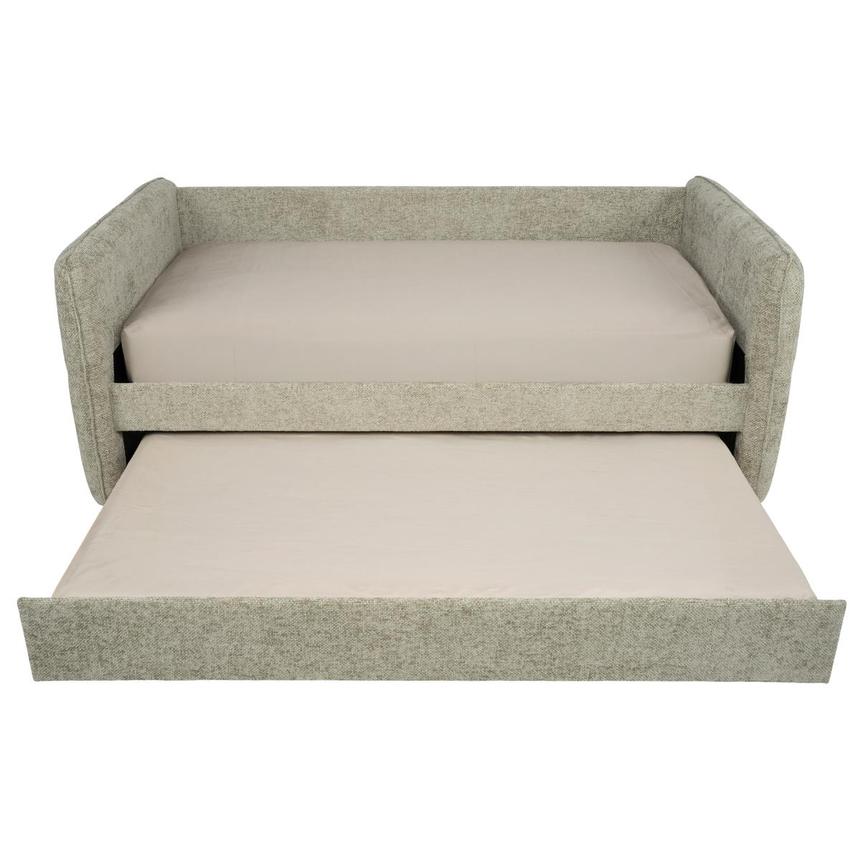 Jade Green Twin Trundle Bed  alternate image, 4 of 8 images.