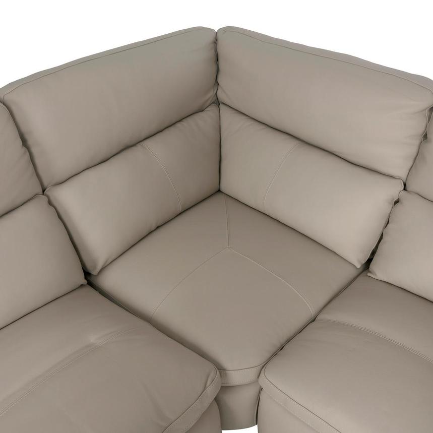 Volt Taupe Leather Power Reclining Sectional with 7PCS/3PWR alternate image, 6 of 11 images.