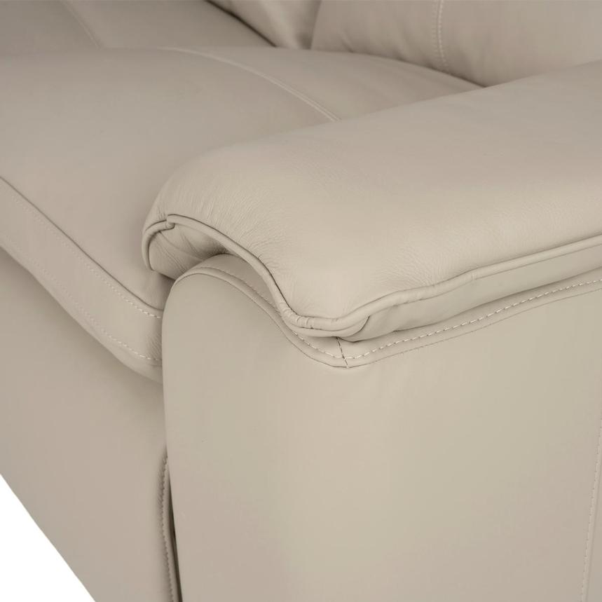 Volt Taupe Leather Power Reclining Sectional with 4PCS/2PWR alternate image, 6 of 8 images.