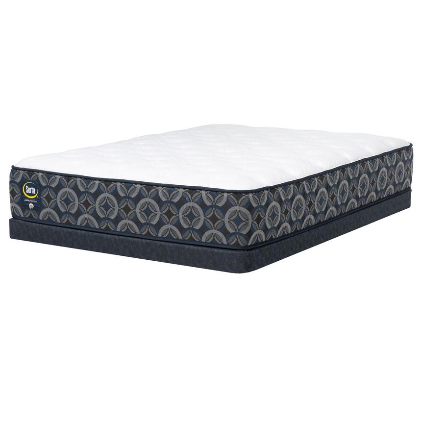 Swan River Medium Tight Top King Mattress w/Low Foundation by Serta
