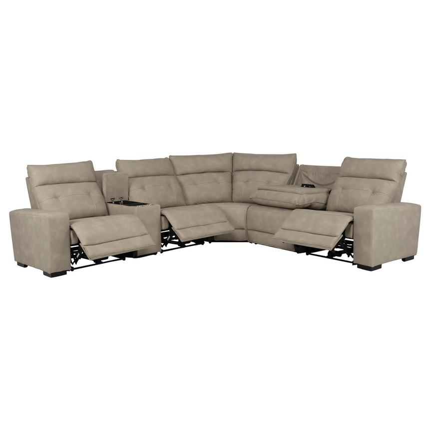 Nexus Power Reclining Sectional with 6PCS/3PWR alternate image, 4 of 12 images.