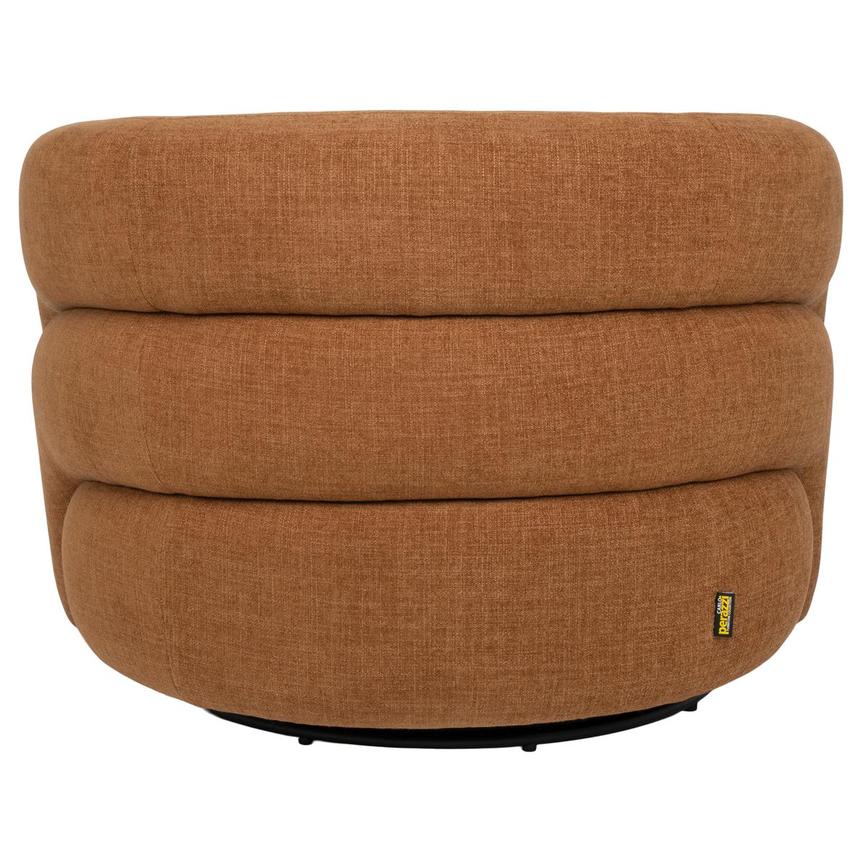 Sandie Rust Swivel Accent Chair alternate image, 4 of 8 images.