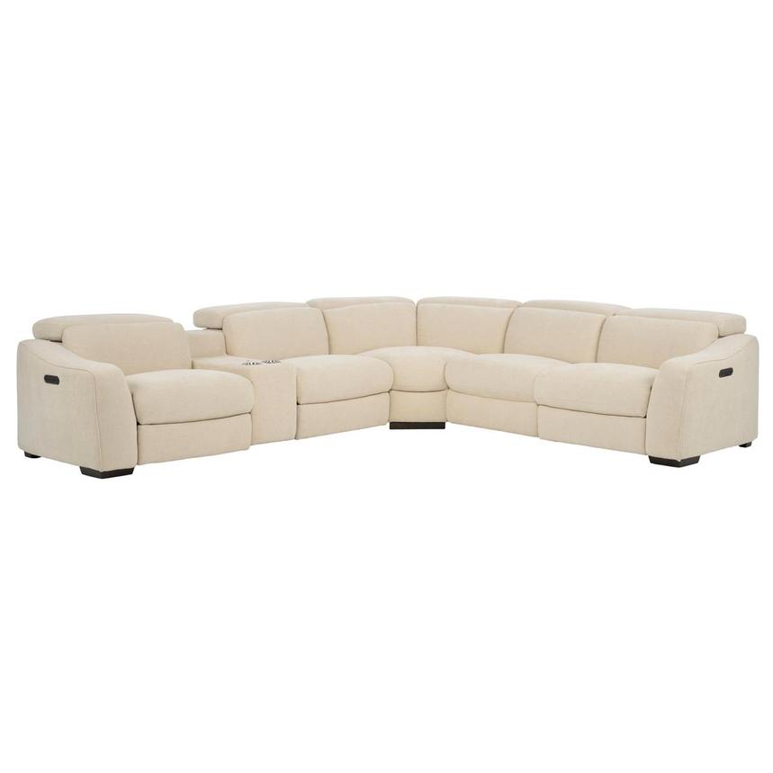 Jameson Beige Power Reclining Sectional with 6PCS/3PWR main image, 1 of 13 images.