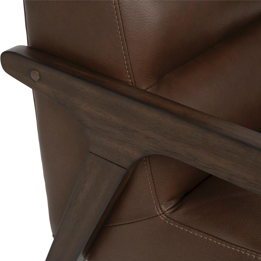 Clayton Leather Accent Chair  alternate image, 9 of 11 images.