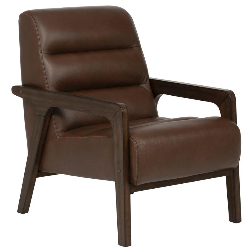 Clayton Leather Accent Chair  alternate image, 4 of 11 images.