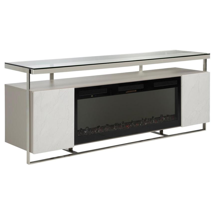 Calista Electric Fireplace w/Light  alternate image, 4 of 10 images.