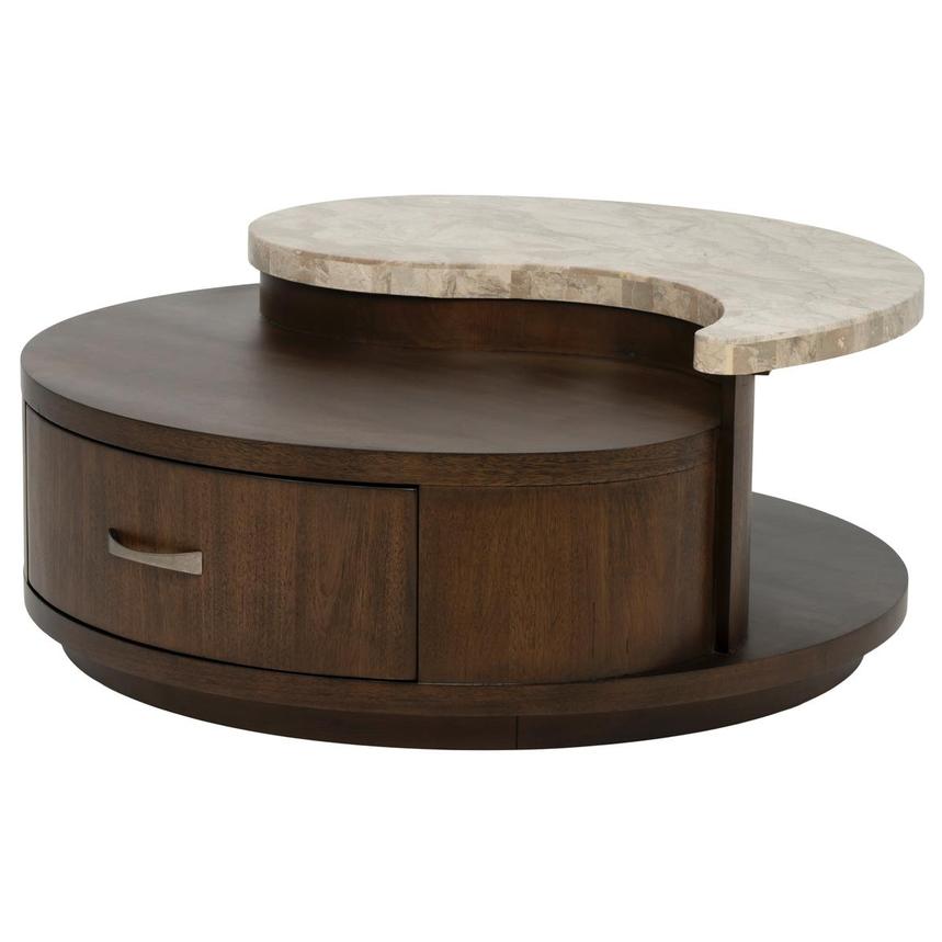 Yin-Yang Coffee Table w/Casters  alternate image, 4 of 15 images.
