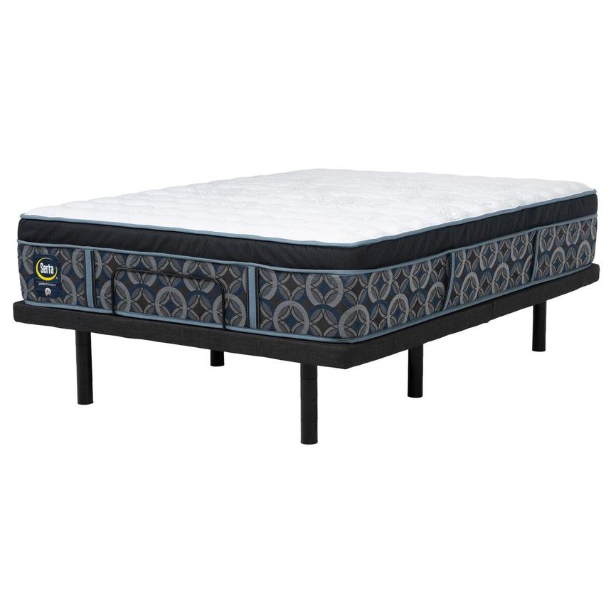 Fern River Firm King Mattress w/Baselogic Platinum Powered Base by Serta