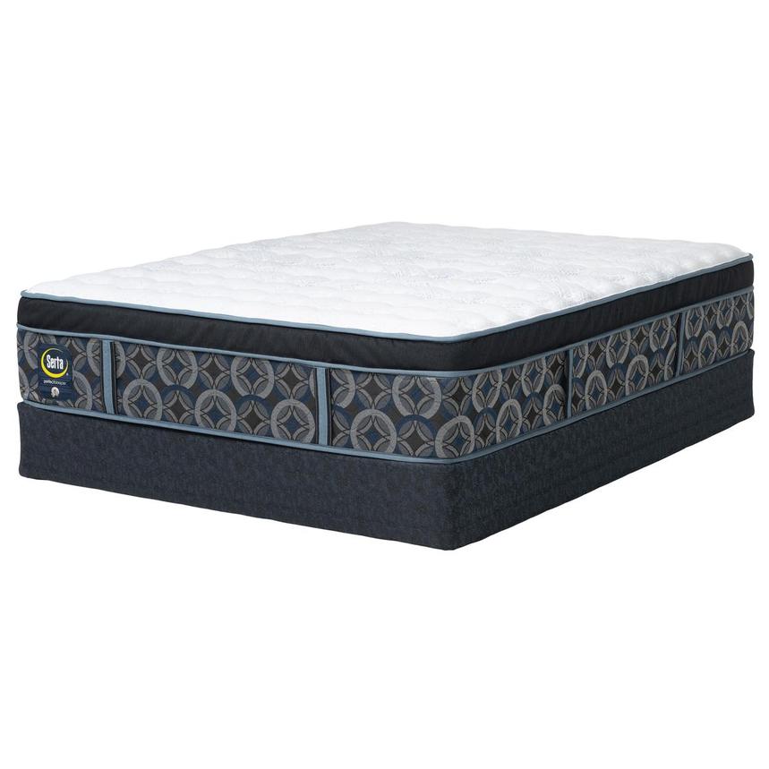 Fern River Firm King Mattress w/Regular Foundation by Serta