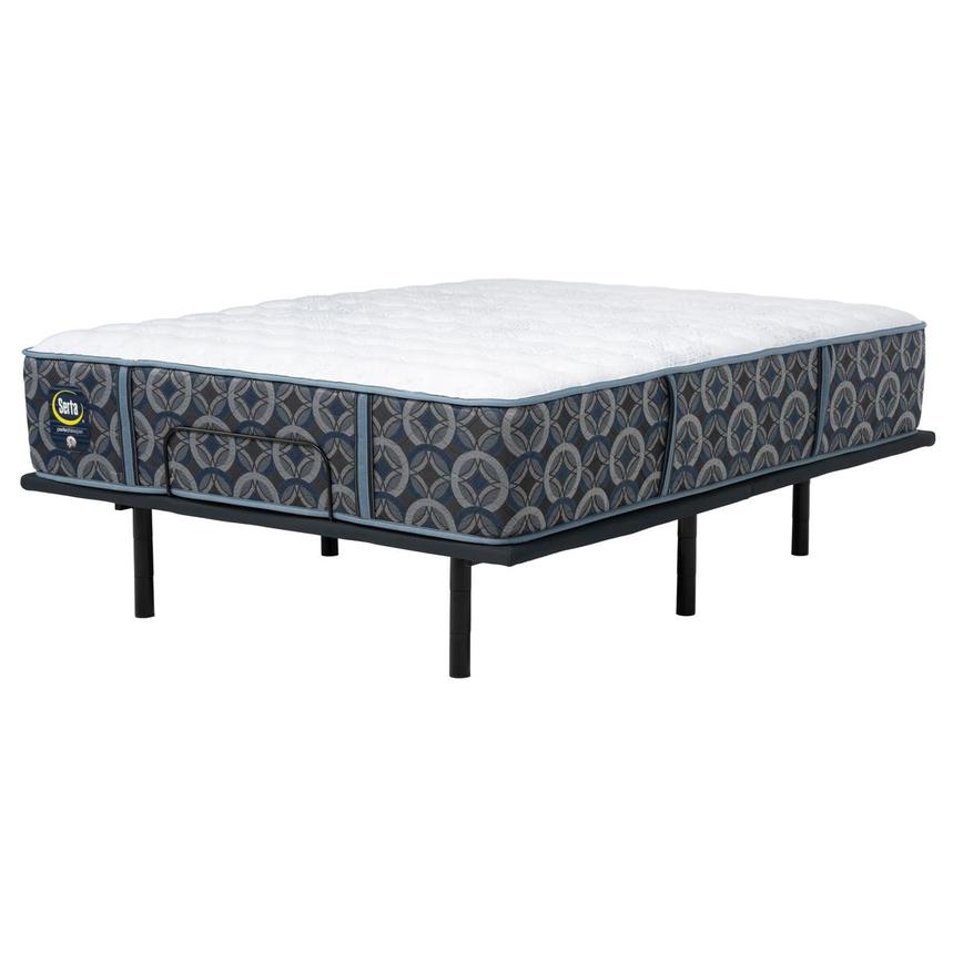 Fern River Extra-Firm King Mattress w/Baselogic Silver Powered Base by Serta and Beautyrest