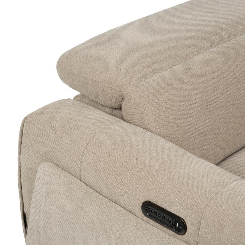 Luke Beige Power Reclining Sectional with 5PCS/2PWR alternate image, 6 of 10 images.