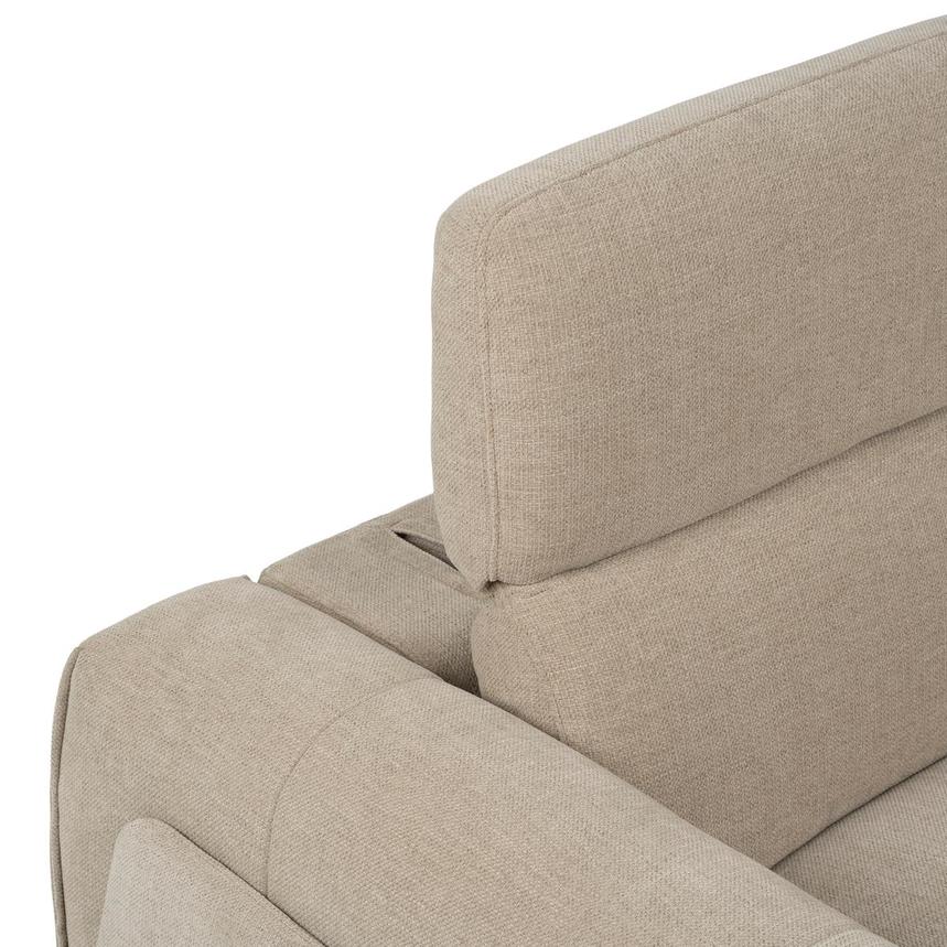 Luke Beige Power Reclining Sectional with 7PCS/2PWR alternate image, 6 of 14 images.