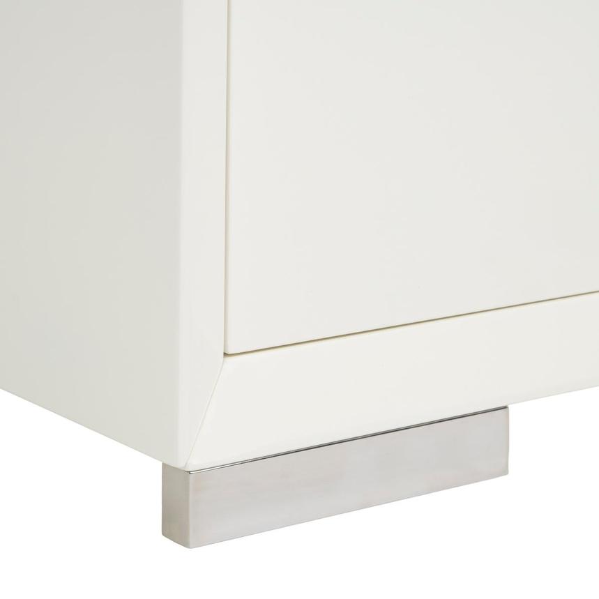 Kaia White Electric Fireplace w/Remote Control  alternate image, 9 of 10 images.