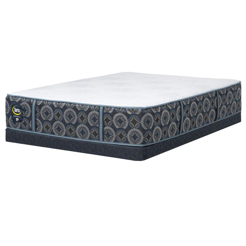Star River Hybrid Medium Twin Mattress w/Low Foundation by Serta