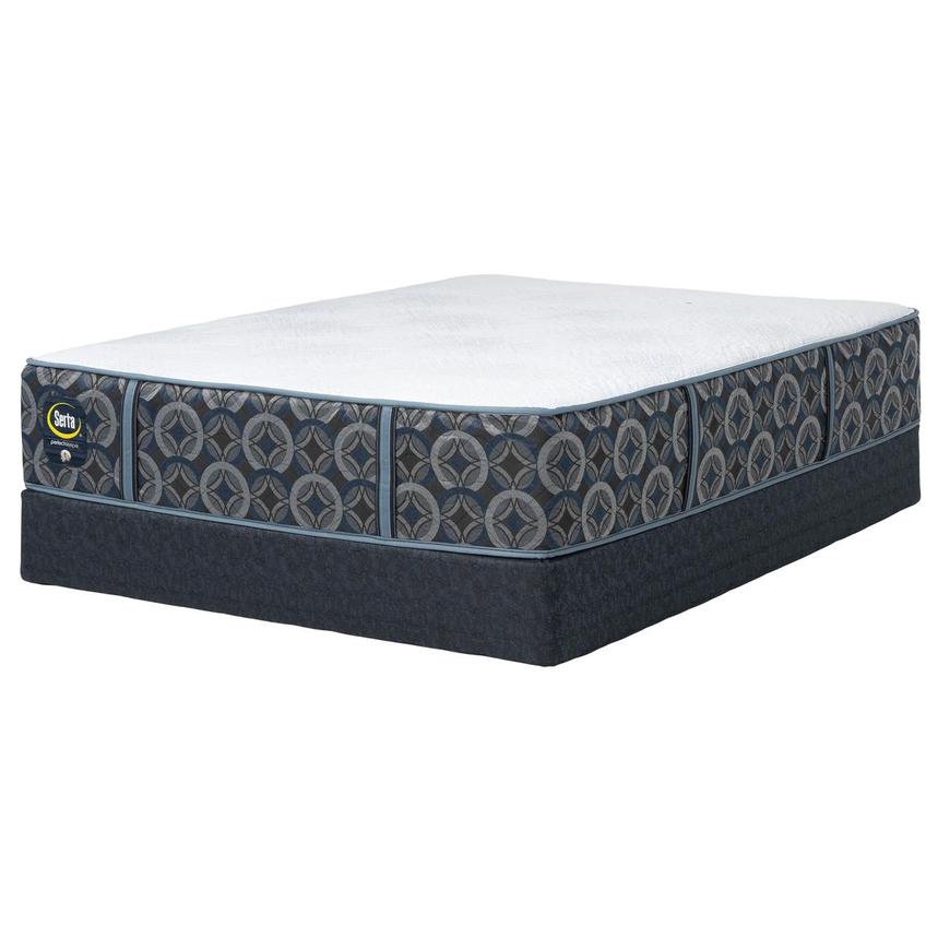 Star River Hybrid Medium King Mattress w/Regular Foundation by Serta