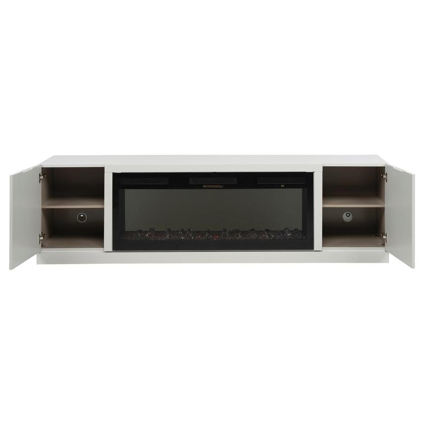 Tessa Gray Electric Fireplace w/Light alternate image, 4 of 11 images.