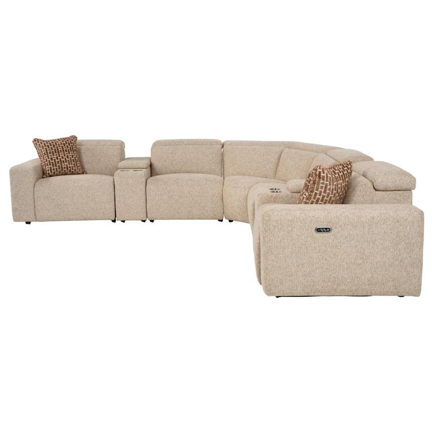 Canvas Power Reclining Sectional with 7PCS/3PWR alternate image, 4 of 15 images.