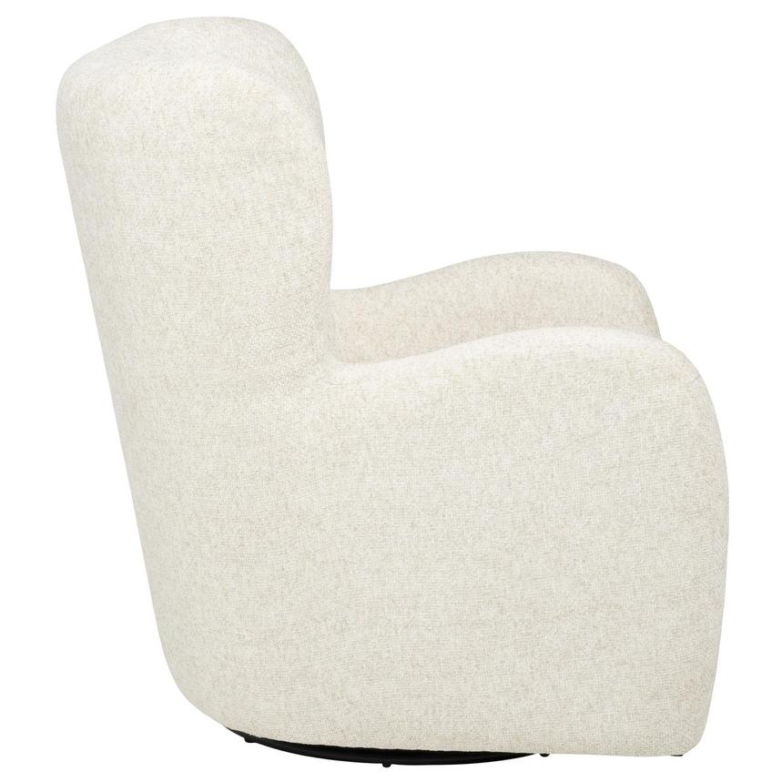 Arlo Ivory Swivel Accent Chair alternate image, 4 of 9 images.