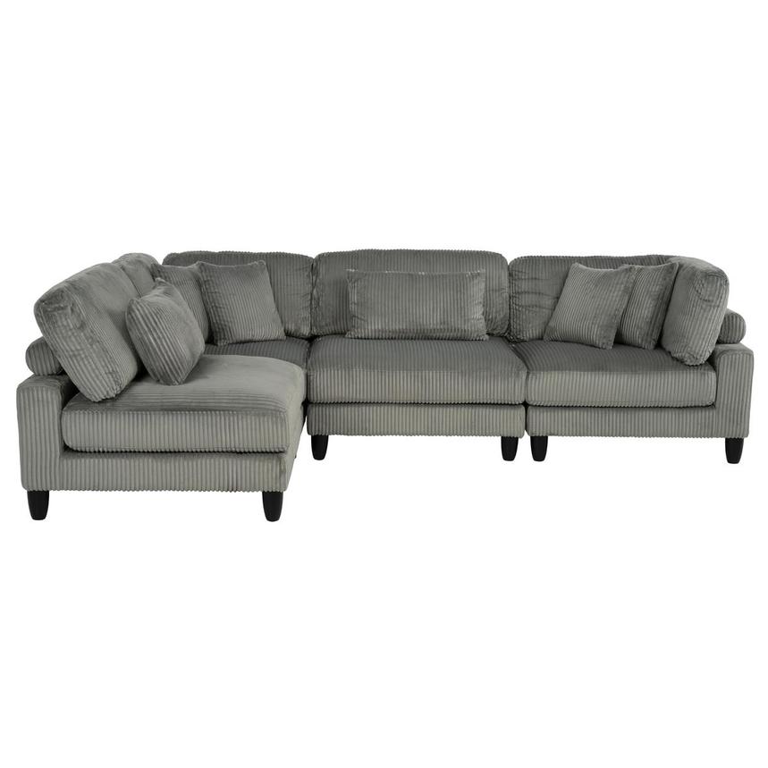 Cape Gray Sectional Sofa 4PC alternate image, 4 of 11 images.