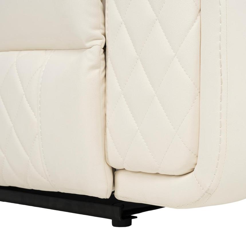 Maddox White Reclining Sofa  alternate image, 9 of 9 images.