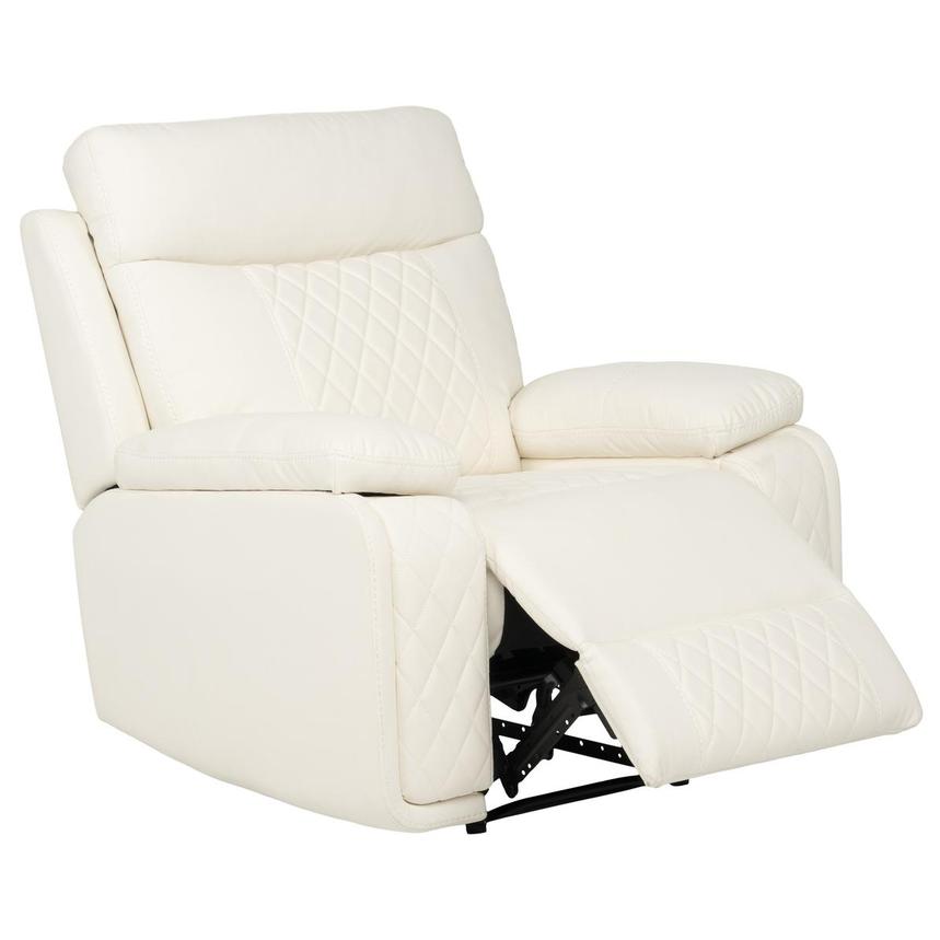 Maddox White Recliner Chair alternate image, 4 of 10 images.