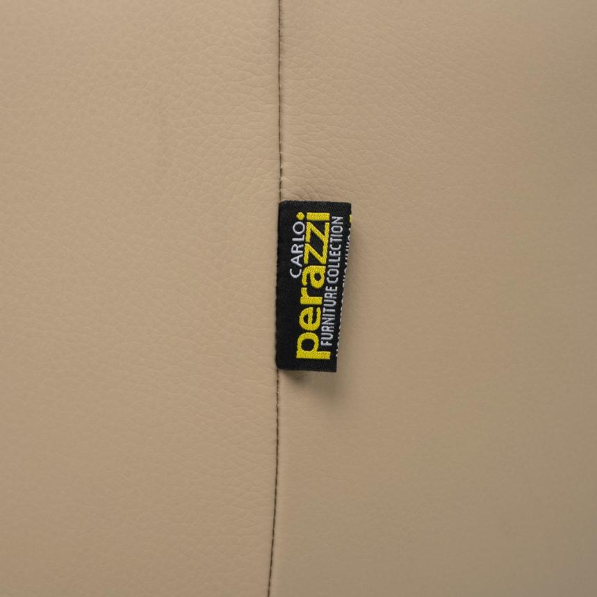 Emerson Taupe Leather Accent Chair alternate image, 9 of 9 images.