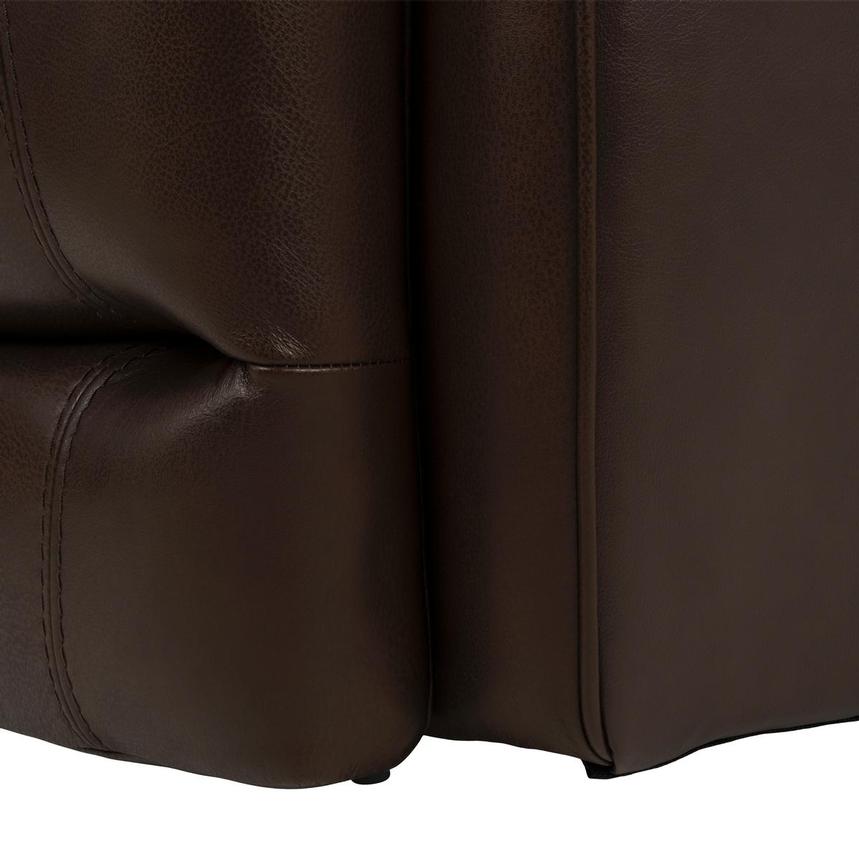 Bruno Brown Home Theater Leather Seating with 5PCS/3PWR alternate image, 11 of 13 images.