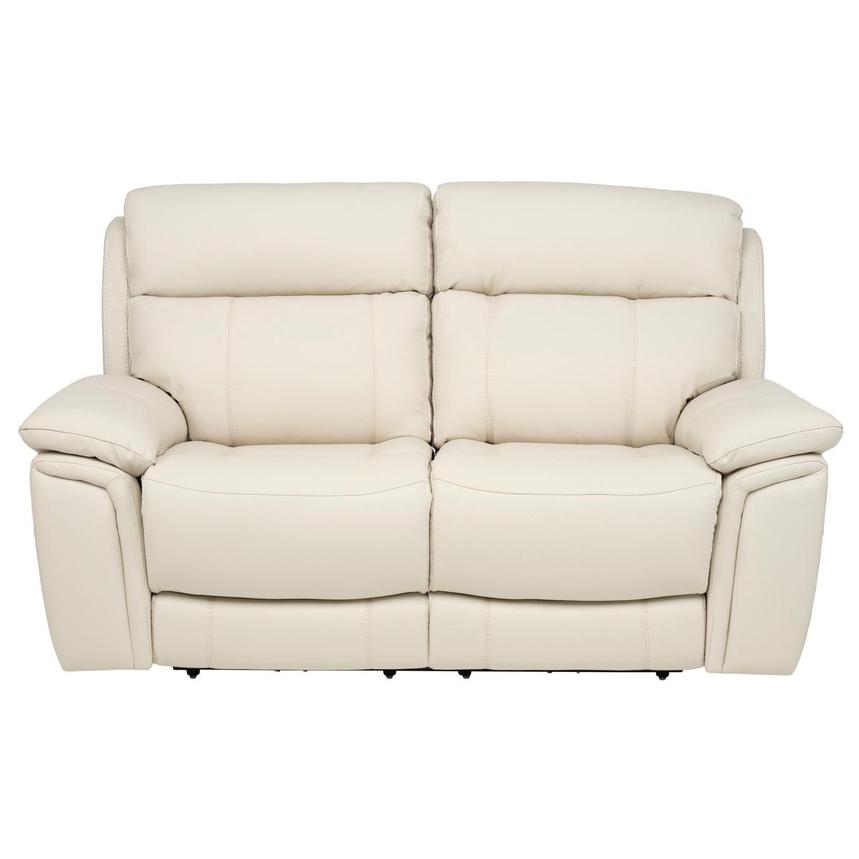 Milan Leather Power Reclining Loveseat