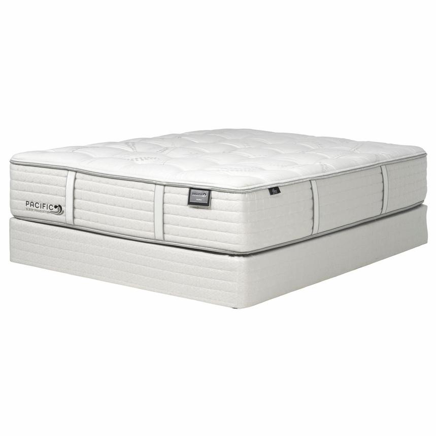 Aura Luxury Firm Queen Mattress w/Regular Foundation By Pacific Sleep Products