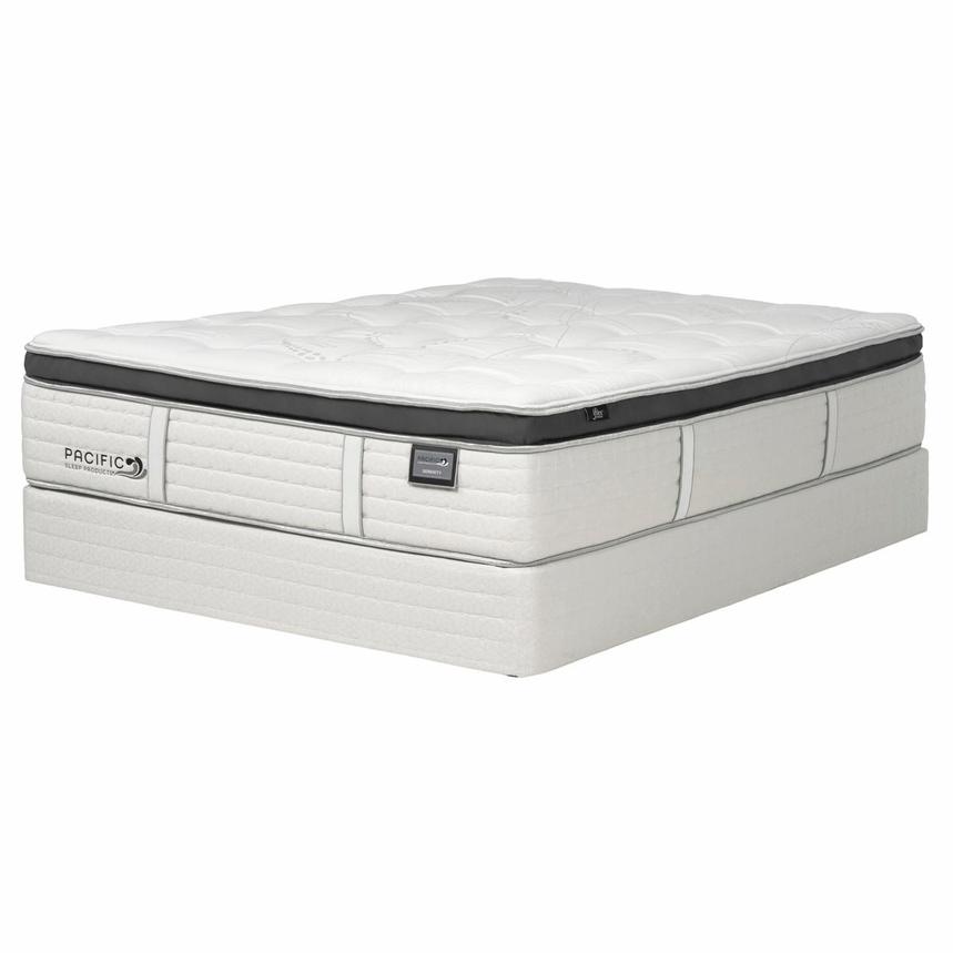 Serenity-Plush Twin XL Mattress w/Regular Foundation By Pacific Sleep Products® main image, 1 of 3 images.