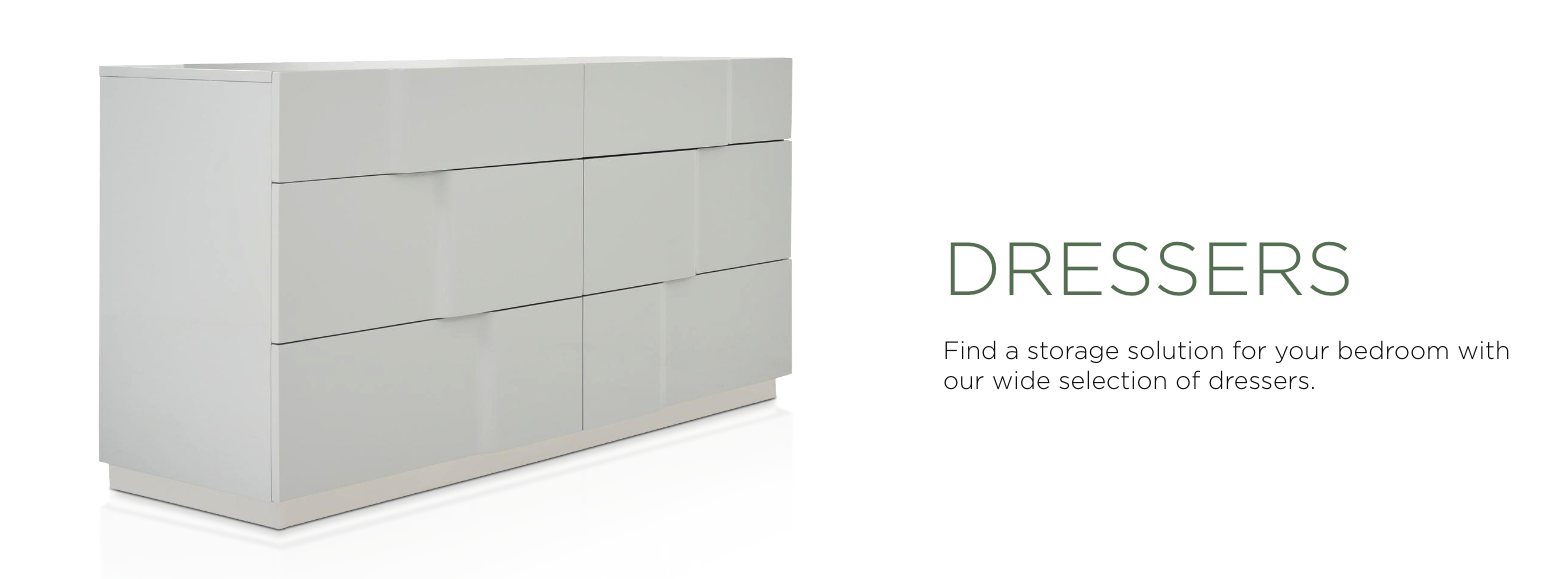 Dressers. Find a storage solution for your bedroom with our wide selection of dressers.