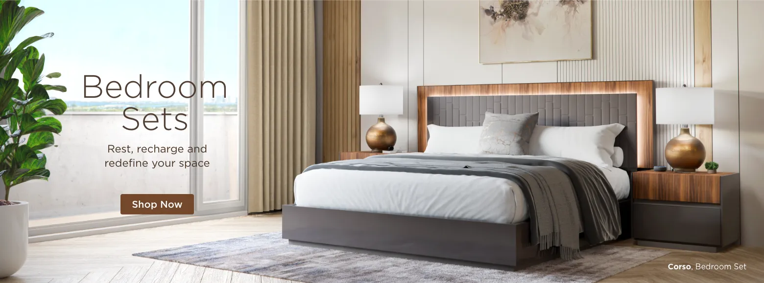 Bedroom Sets. Rest, recharge and redefine your space. Shop Now.
